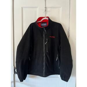 Pure Polaris men’s XL fleece coat zip up snowmobile RZR winter jacket black snow